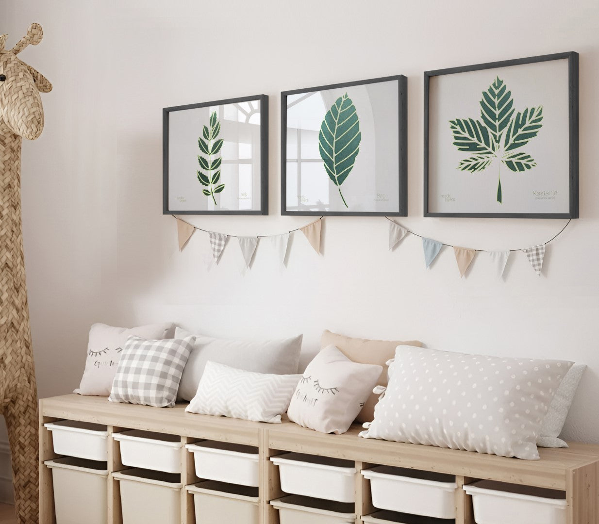 Eg - Danish Leaf Collection (32x32 cm)