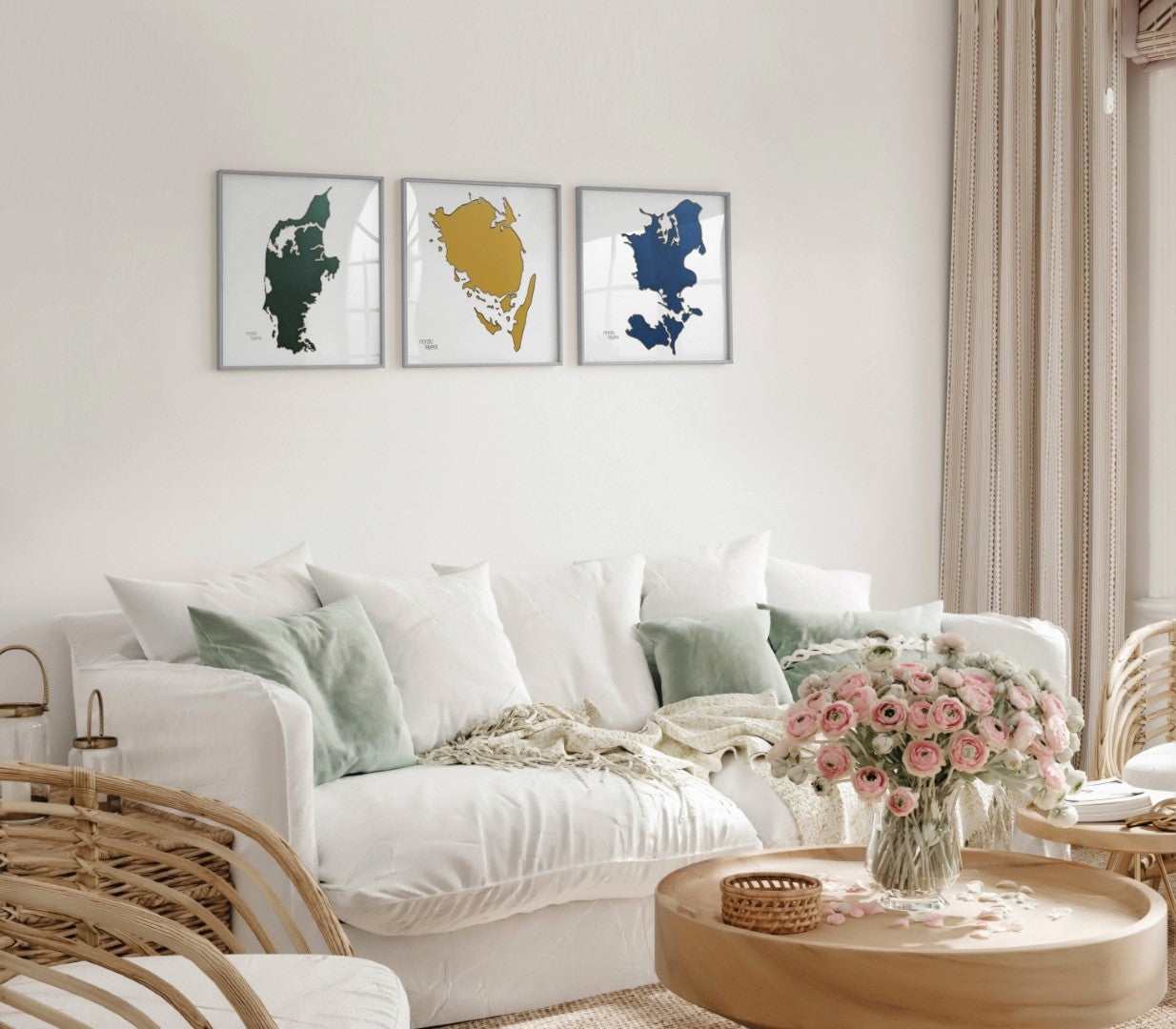 Fyn - Denmark Collection Slim (32x32 cm)