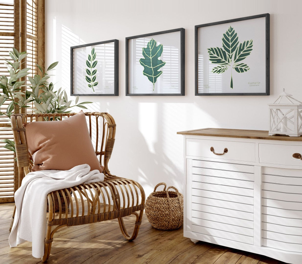 Eg - Danish Leaf Collection (32x32 cm)