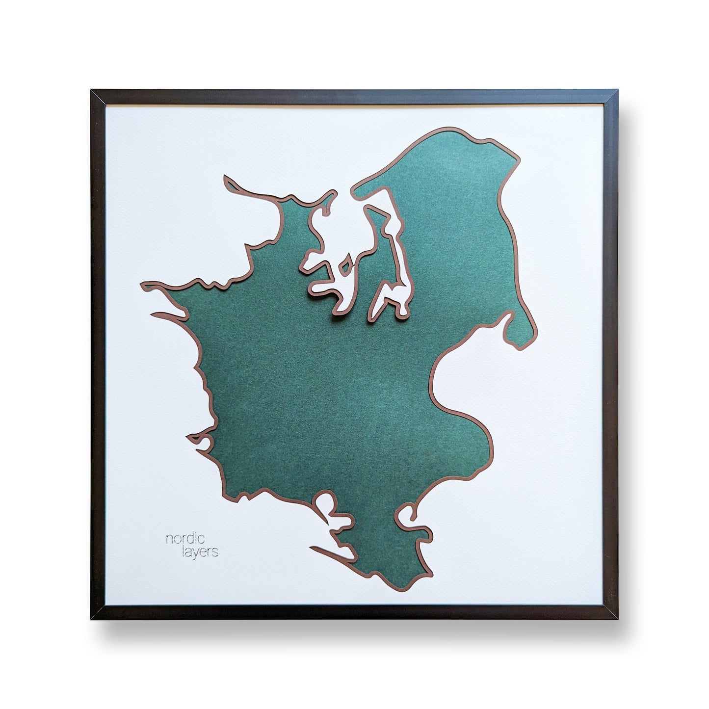 Sjælland - Denmark Collection Slim (32x32 cm)